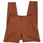 Stoic Fleece Lined Leggings Brown Photo 1