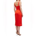 Bardot  Lucielle Faux Wrap Satin Dress, Size 6, $139 Photo 1
