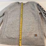 Carhartt Heather Gray Crewneck Block Logo Long Sleeve Sweatshirt Women’s Large Photo 9