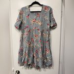 Bombay Paisley Floral Dress in Light Blue Photo 3