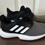 Adidas Women’s Black Size 5 Game Court Tennis Sneakers Photo 1