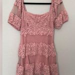 Free People  Be Your Baby Lace Mini Dress
Pink Size Medium Photo 3
