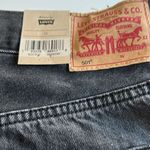 Levi's 501 ORIGINAL FIT HIGH RISE WOMEN'S SHORTS - BLACK, size 33, NWT Photo 6