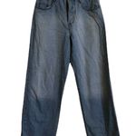 Vintage 90s Y2k Paris blues button fly high rise wide leg jean Women’s Size 28 Blue Photo 0