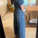 We The Free Free People Wide Leg Denim Jumpsuit Photo 1