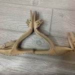 Sam Edelman Yoshi suede studded ankle strap heels tan gold sz 6.5 Photo 7