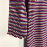 Juicy Couture Thermal Rainbow Striped Bodycon Midi Dress Photo 8