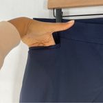 Chico's So Slimming 360 Brigitte Geo Crochet Slim Ankle Pull-On Pants Navy 12T Photo 15