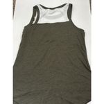 Victoria Secret PINK Army Green White Sequin Tank Top Shirt Size XS Photo 1