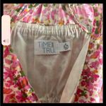 Time And Tru  Floral Maxi Dress in Pink and White Size M Photo 1
