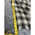 Treasure & Bond  Ivory Boyfriend Check Scarf - Oversized Plaid Wrap NWT Photo 8