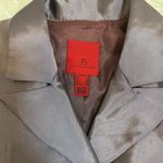 JS Collections  Women's Metallic Mauve Blazer Jacket Bow Sleeve Sparkle Buttons 8 Photo 2