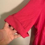 Karen Scott  Cotton Boat-Neck Top Bright Pink Photo 4