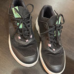 Women's Black and Green Sneakers Size 8.5 Photo 0