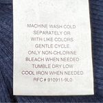 Faded Glory  Size Small Ribbed Crewneck Short Sleeve Navy Blue Top Very S… Photo 6