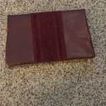 Summer & Rose Burgundy Leather Clutch Photo 1