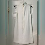 Ted Baker  London Ruffle Neck Elegant White Sleeveless Dress Size 1 US Size 4 Photo 7