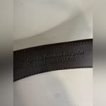 Vintage Al Beres Alligator Leather Belt Silver Plate Buckle Size 34 GUC Brown Photo 9