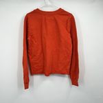 Current/Elliott Current Elliot Cropped LS Sweater S Womens Orange Boho Festival Distressed Relax Photo 3