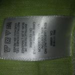 Michael Kors  S Linen Cotton Lime Button Down Top Photo 4