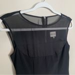 Reiss | Black Sheer Panel Sleeveless Dress Size 0 Photo 5