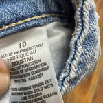 Aeropostale  Blue Distressed Jean Shorts Size 10 Women’s Summer Denim Photo 4