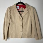 Moschino Vintage  Cheapandchic Tan Ribbed Old Money Quiet Luxury Blazer Medium Photo 0
