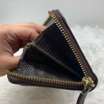 Coach Julia Khaki Brown Op Art Slim Zip Wallet Photo 9