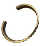 Braided Sterling Silver, Brass & Copper Cuff Bracelet Silver Photo 8