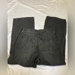 SO  clothing black distressed super high-rise wide leg 90s jeans Photo 4