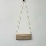 La Regale  Cream Beaded Shoulder Evening Clutch Purse Photo 2