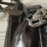 Brighton collection black patent leather crossbody shoulder bag tote E732910 Photo 5