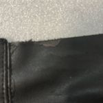 Charlie Paige Black Faux Leather Wing Collar Jacket XL Rocker Biker Goth Mobwife Photo 11