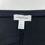 Nordstrom  v neck sleeveless asymmetric black midi dress Small Photo 2