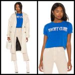💕MOTHER💕 The Short Sleeve Slouch Tee Yacht Club Small S NWT Photo 5