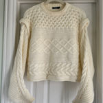 H&M Nasty Gal Cream Cable Knit Sweater Photo 0