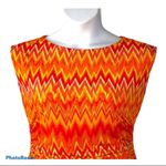 Vince Camuto  Chevron Sleeveless Fitted Blouse Size Medium Photo 2