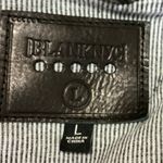 BLANK NYC Grey Corduroy Asymmetric Zipper Belted Long Sleeve Crop Moto Jacket L Photo 2