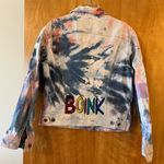 Cookie Lee Lee Vintage Denim Jean Jacket Tiedye Pink Blue DIY Embroidered OOAK Boink READ Photo 7