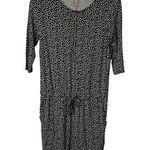 S. Oliver Black and White Printed Romper Size 4 Photo 0