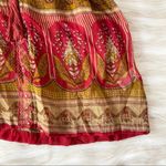 Raga Red Brown Paisley Floral Tunic Mini Dress Photo 31