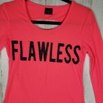Material Girl  Active Pink Flawless Long Sleeve Keyhole Back Top Women's Size XS Photo 1