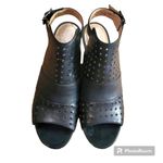 Johnston & Murphy  women's peep toe wedge heels size 8.5 Photo 1