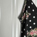 NWT Doublju Womens Black Polka Dots Spaghetti Straps Wide Photo 2