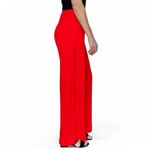 Vintage 60’s Red Textured High Rise Holiday Christmas Flare Pants Size XS Photo 4