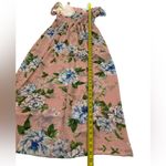 As You Wish As U Wish Women Size Small Maxi Dress Floral Off Shoulder Pink Photo 6