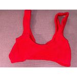 Hunza G Juno Bikini Top in Red One Size New Womens swimsuit Photo 6