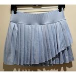 SheIn Pleated Mini Skirt ~ Size Medium ~ Light Blue Photo 0