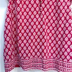 Vineyard Vines Vineyard Tile Ruffle Top in Lighthouse Red – Medium Photo 3