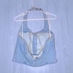 Universal Threads UNIVERSAL THREAD Women’s Denim Halter Top Photo 1